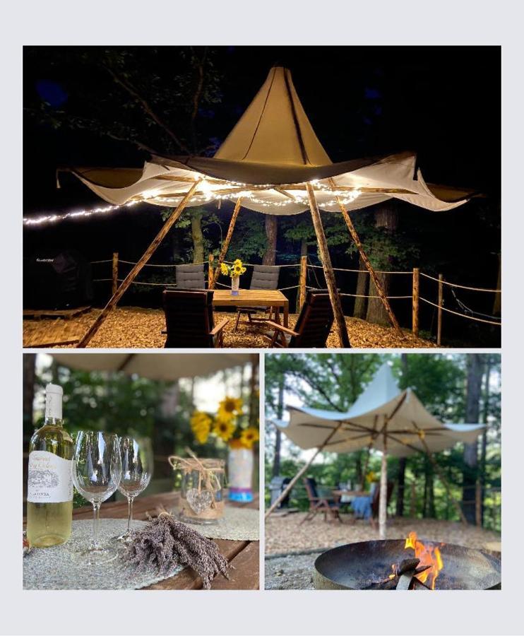 Hotel Glamping Nad Meandry Unhošť Exteriér fotografie